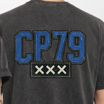"CP79" Calvin Pokorny X The Squad Acid Washed Oversized T-Shirt
