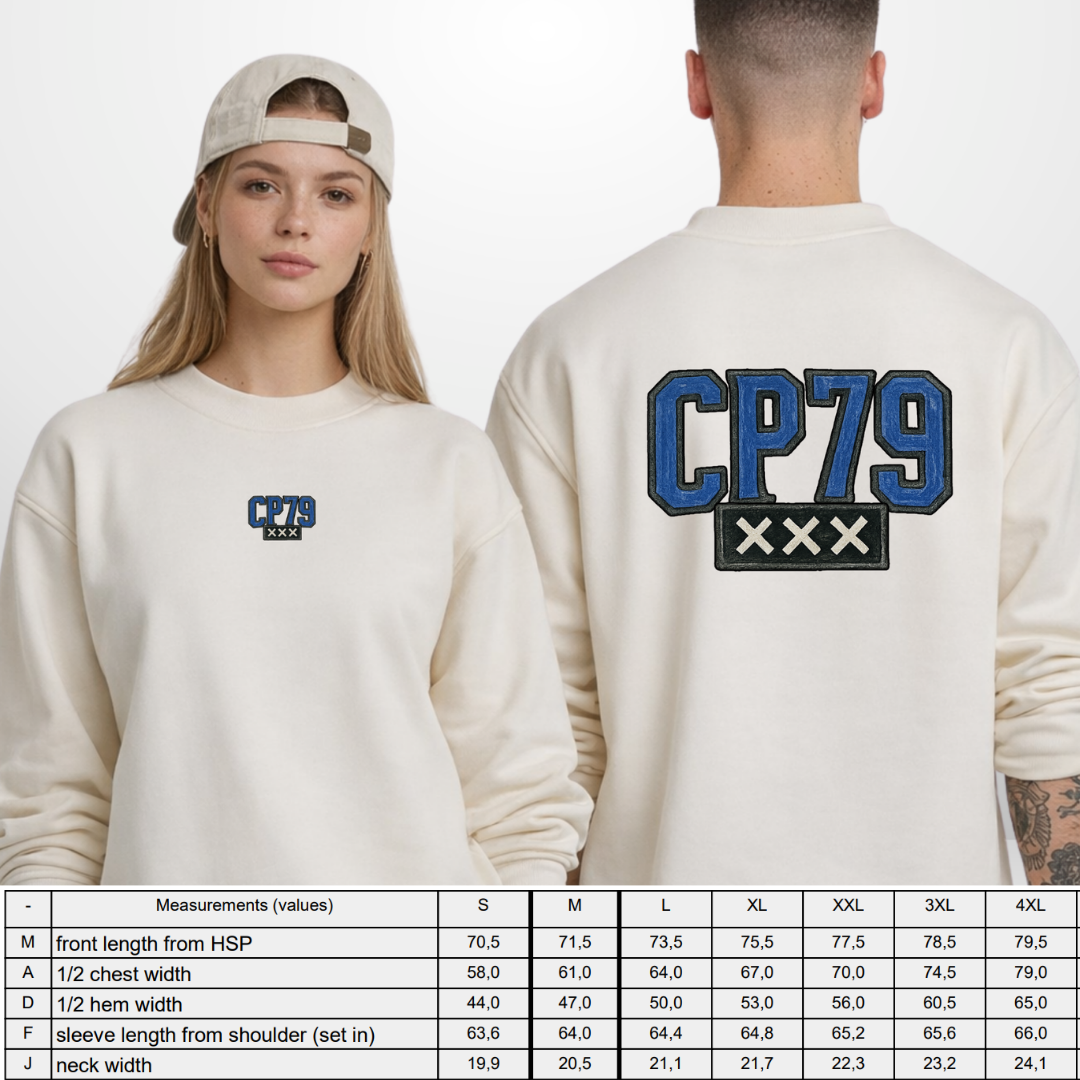 "CP79" Calvin Pokorny X The Squad Loose Fit Sweatshirt