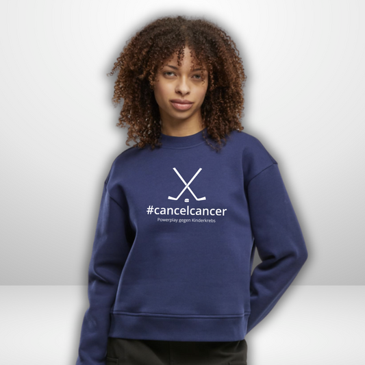 Cancel Cancer 🎗️ "Powerplay" Ladies Crewneck