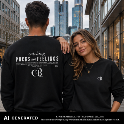 Catching Pucks Crewneck Cody Brenner X The Squad