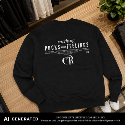 Catching Pucks Crewneck Cody Brenner X The Squad
