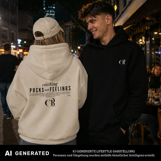 Catching Pucks Oversized Hoody Cody Brenner X The Squad