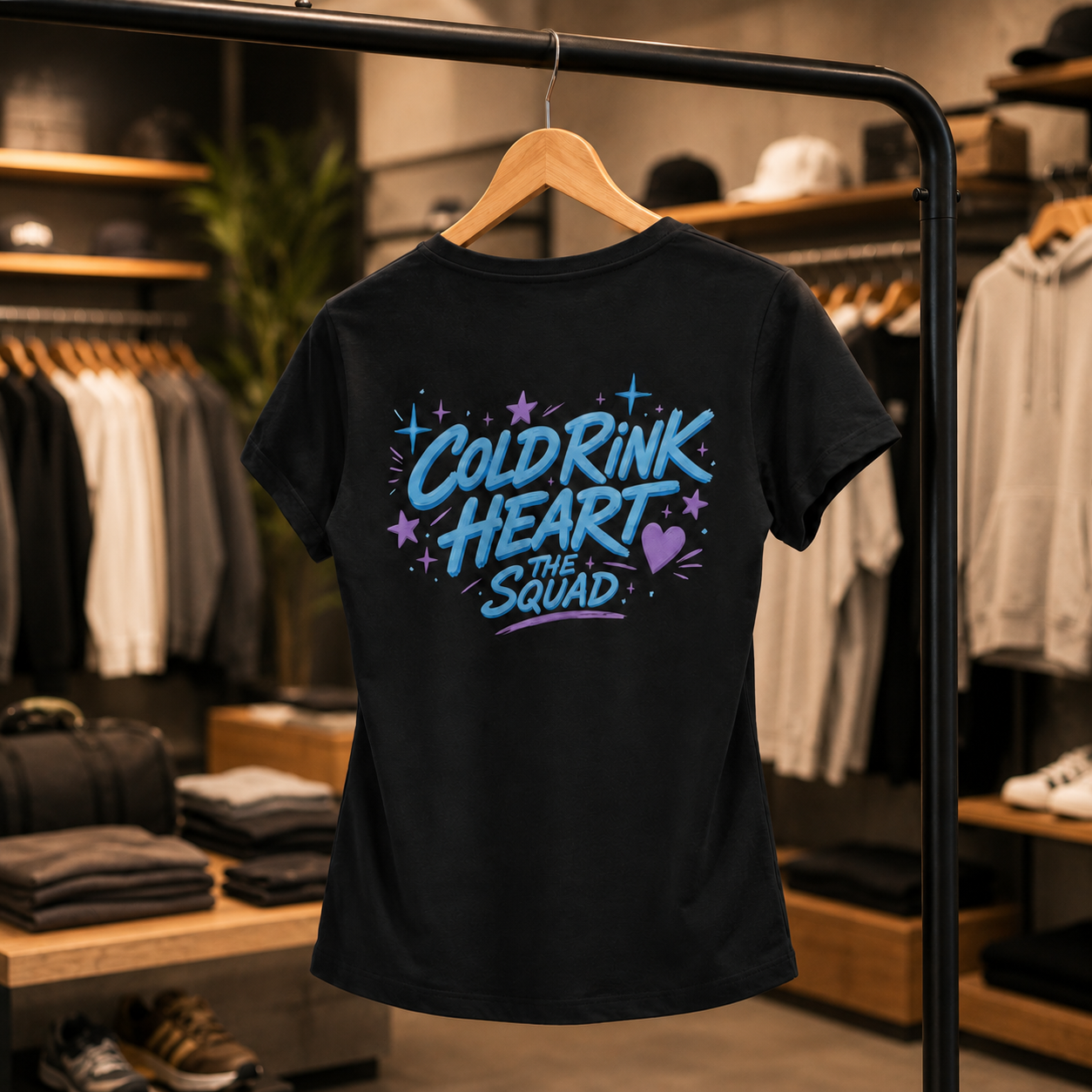 Cold Rink Heart Ladies Shirt