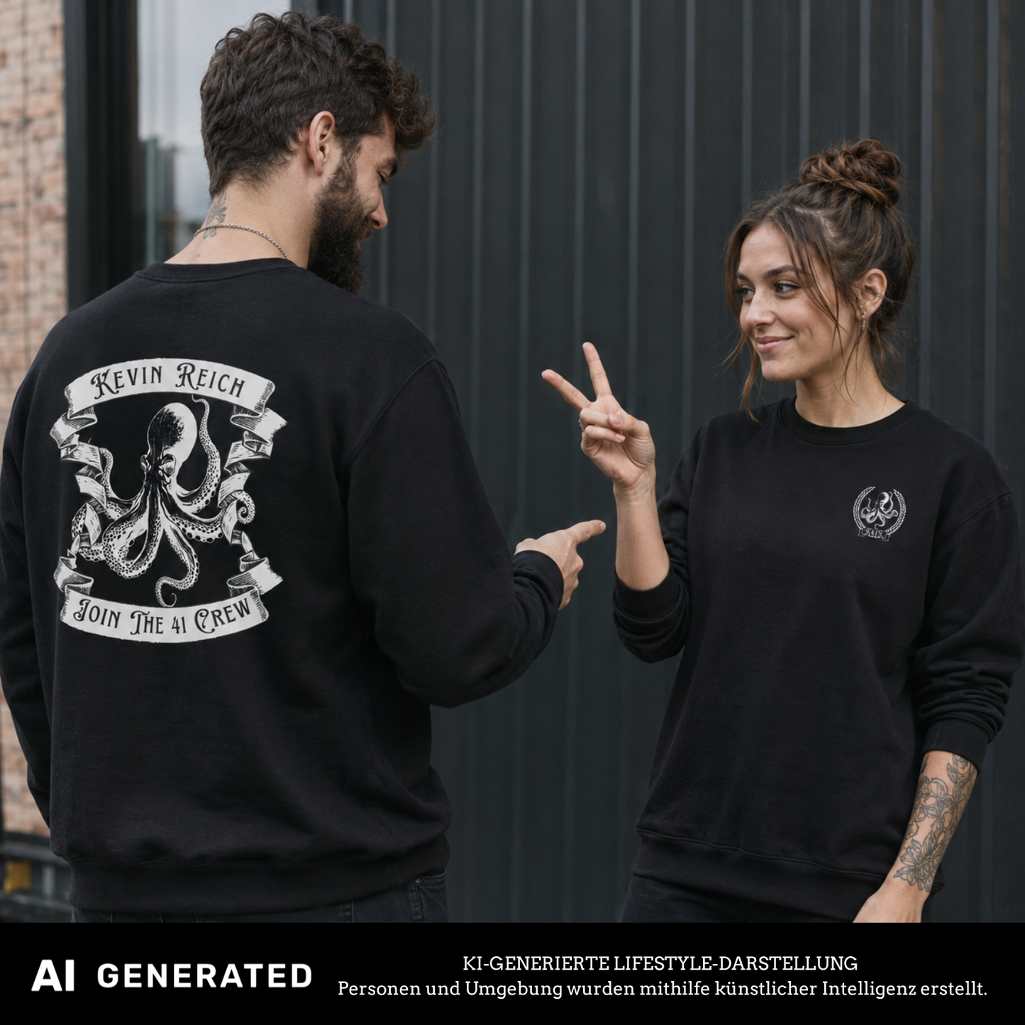 Crew 41 Crewneck Kevin Reich X The Squad