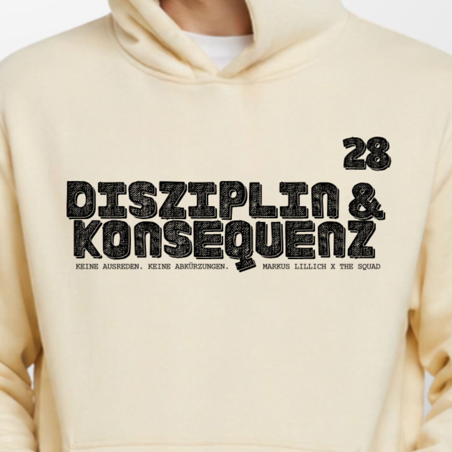 "DISZIPLIN & KONSEQUENZ" Markus Lillich X The Squad Heavy Hoody