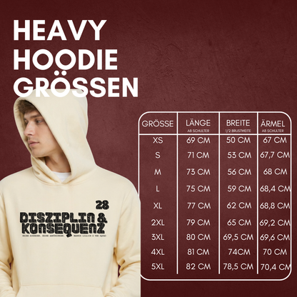 "DISZIPLIN & KONSEQUENZ" Markus Lillich X The Squad Heavy Hoody
