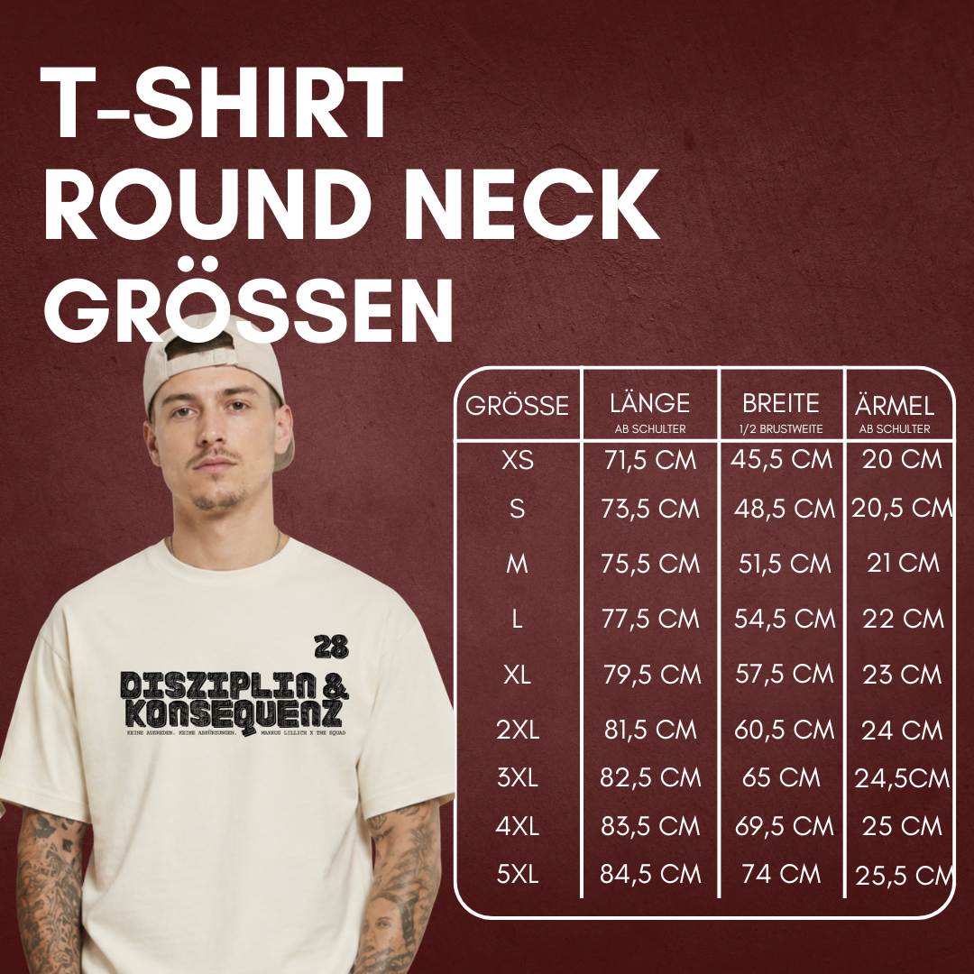 "DISZIPLIN & KONSEQUENZ" Markus Lillich X The Squad T-Shirt