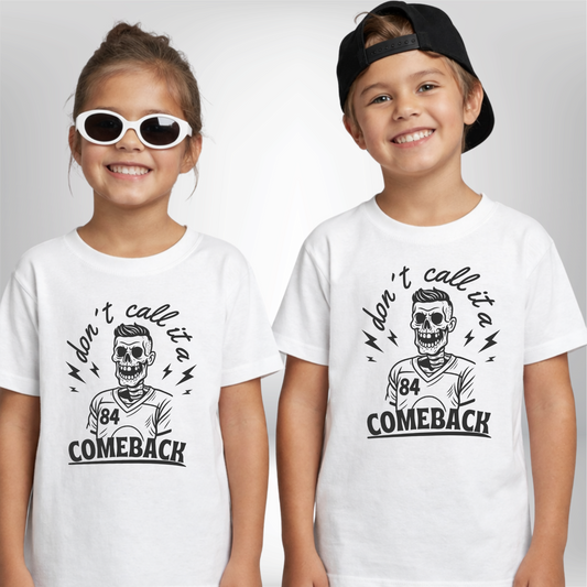 "DON`T CALL IT A COMEBACK" Trevor Parkes X The Squad Kids T-Shirt