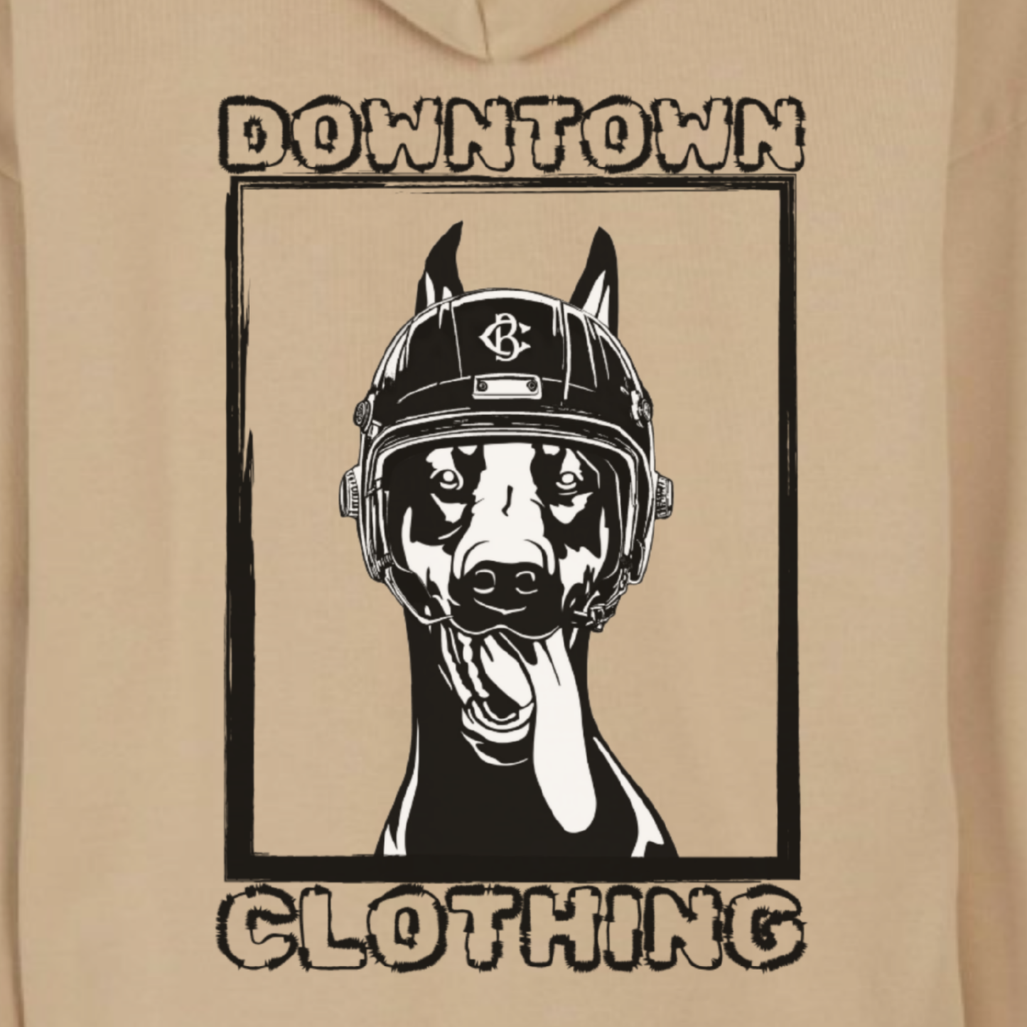 "DOWNTOWN" Constantin Braun X The Squad Ultra Heavy Oversized Hoody