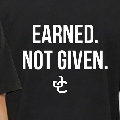 "EARNED. NOT GIVEN." Julian Chrobot X The Squad T-Shirt