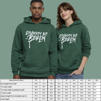 "EISHOCKEY AUS BERLIN" Broken Sticks X The Squad  Heavy Hoodie