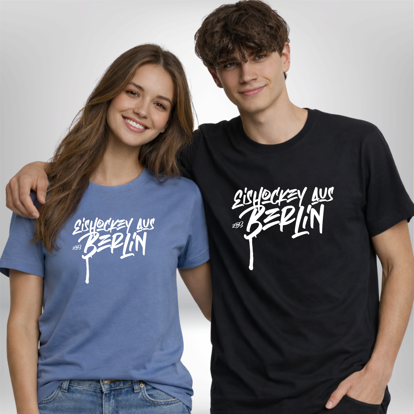 "EISHOCKEY AUS BERLIN" Broken Sticks X The Squad T-Shirt in 2 Farben