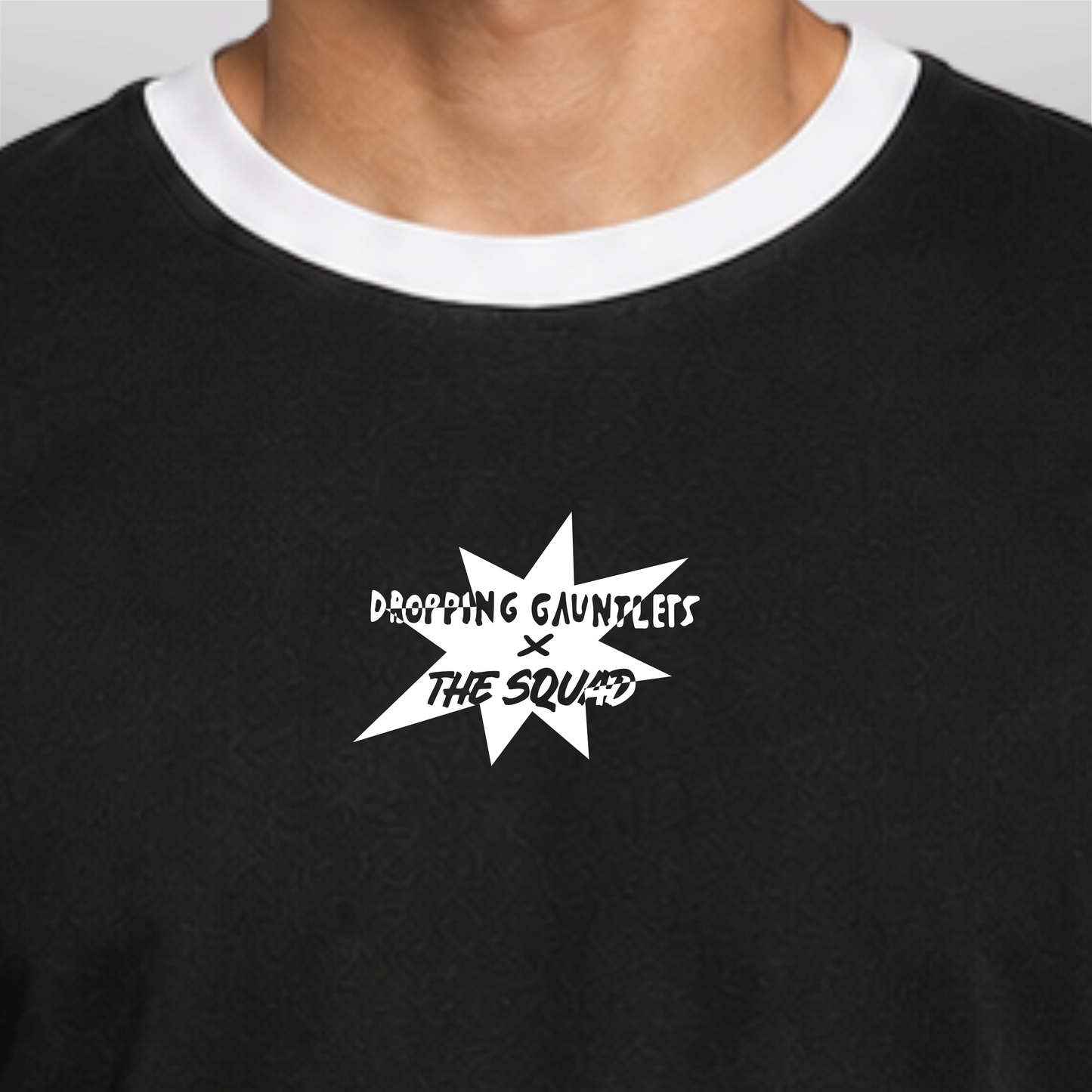 "THE GUARDIAN" Dropping Gauntlets X The Squad Ringer T-Shirt