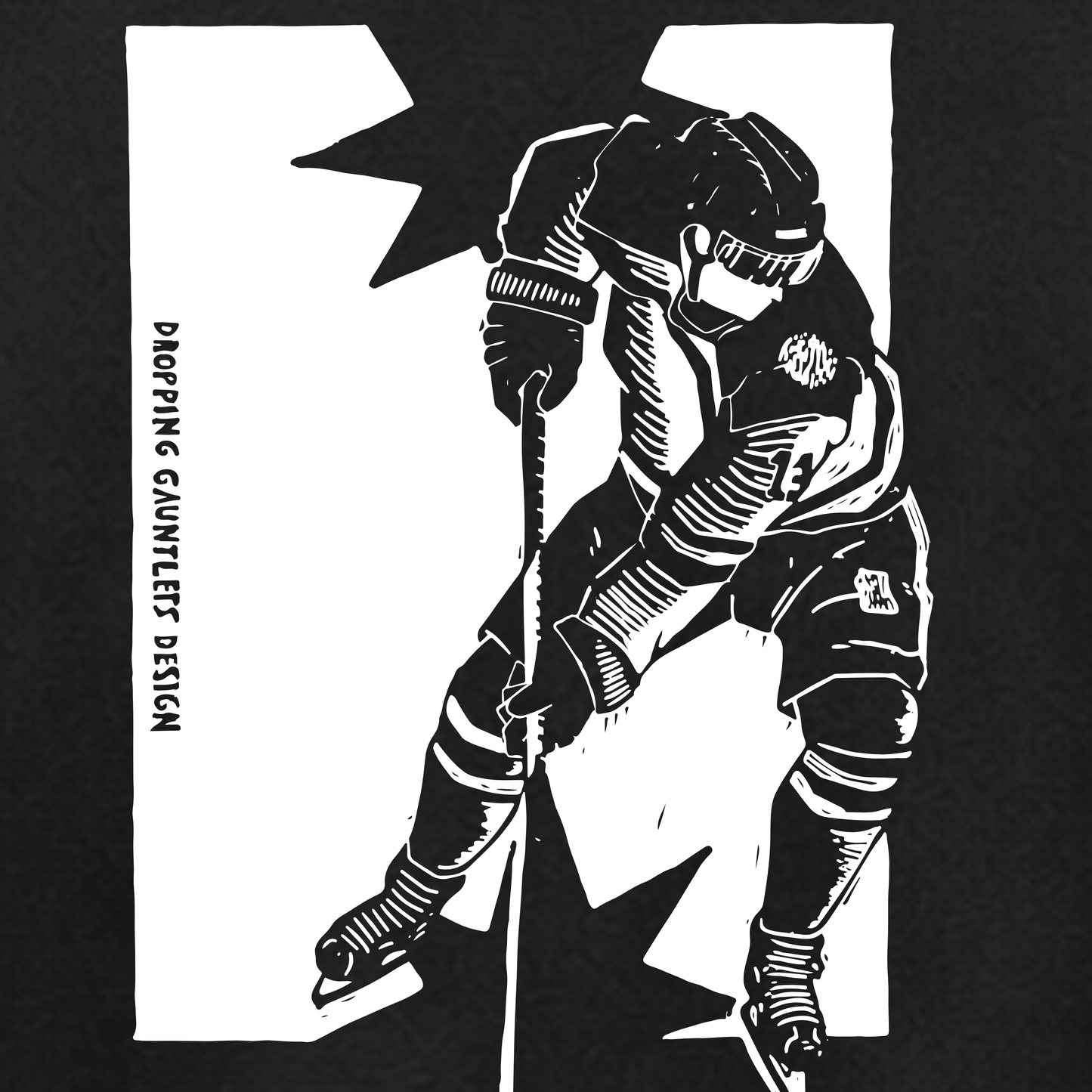 "THE GUARDIAN" Dropping Gauntlets X The Squad Ringer T-Shirt