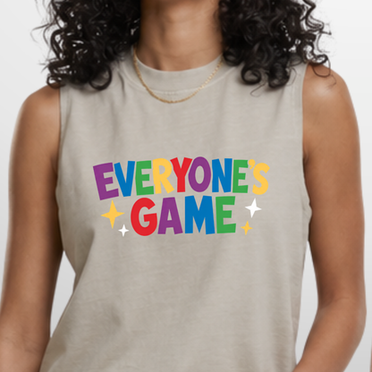 "EVERYONE´S GAME 🏳️‍🌈" Bully X The Squad Hockey Ladies Vintage Washed Sleeveless Tee