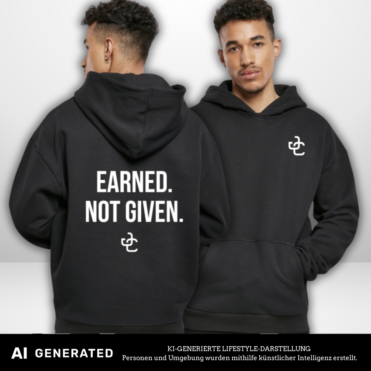 Earned.Not Given. Oversized Hoody Julian Chrobot X The Squad