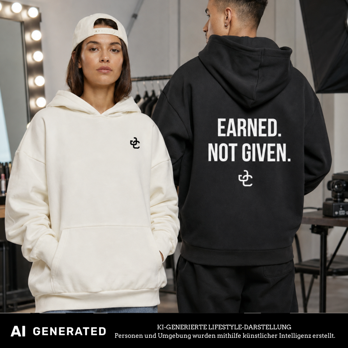Earned.Not Given. Oversized Hoody Julian Chrobot X The Squad