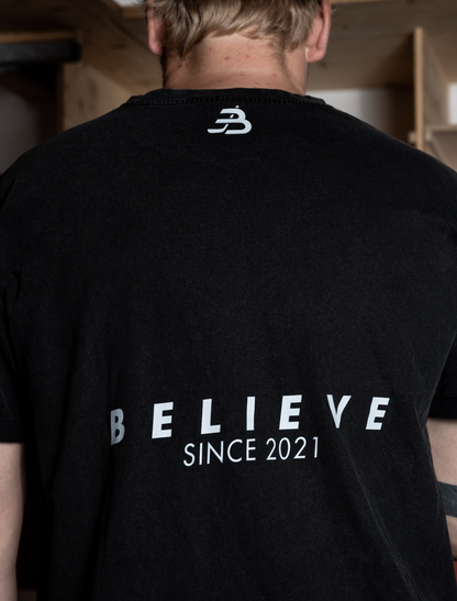 Eisblog "Believe" Unisex Acid Washed & Oversized T-Shirt