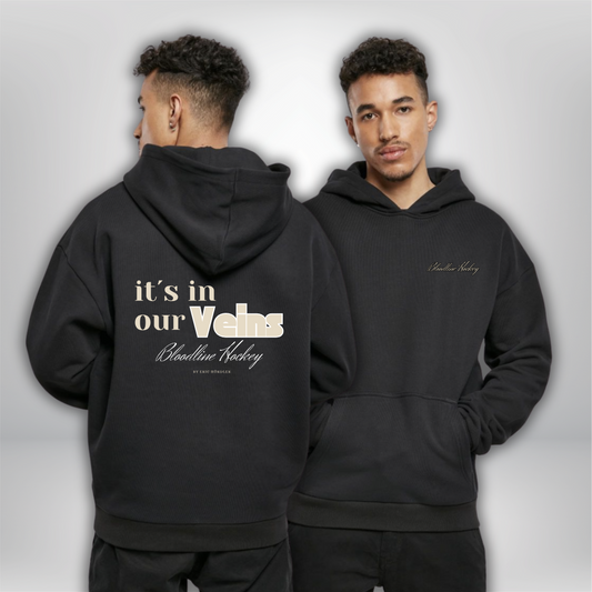 Eric Hördler "Bloodline Hockey - It´s in our Veins" Oversized Hoodie in 2 Farben