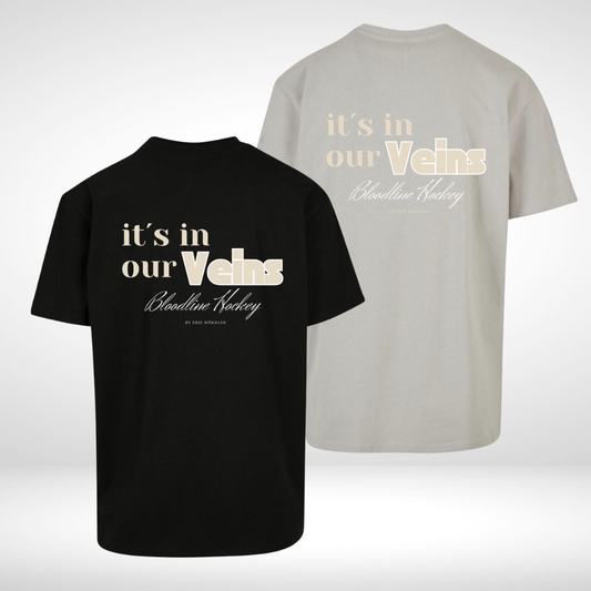 Eric Hördler "Bloodline Hockey - It´s in our Veins" Oversized T-Shirt in 2 Farben