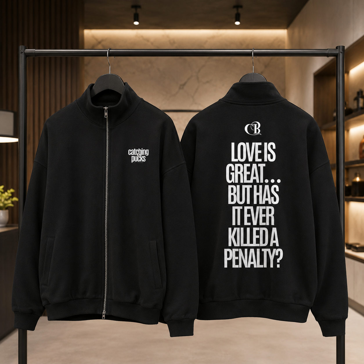 Ever Killed A Penalty? Oversized Zip Jacket Cody Brenner X The Squad