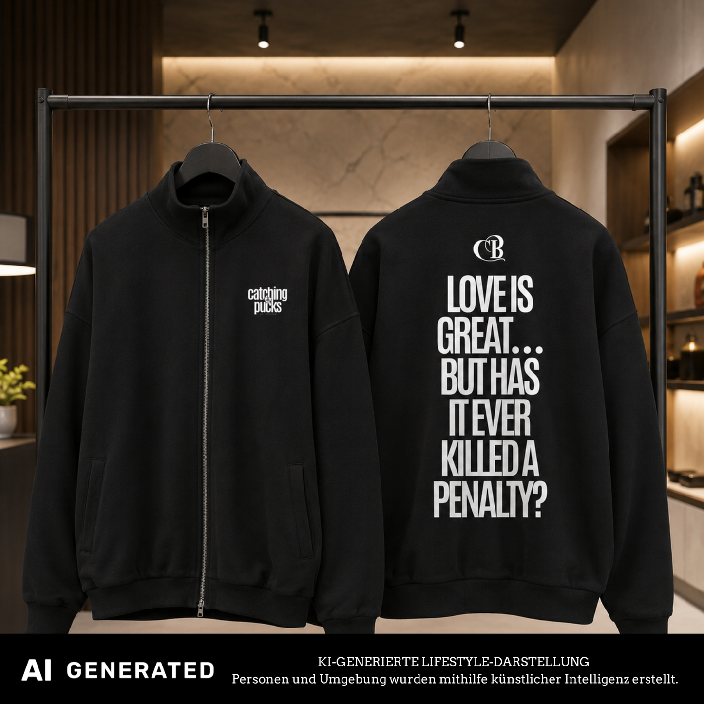 Ever Killed A Penalty? Oversized Zip Jacket Cody Brenner X The Squad
