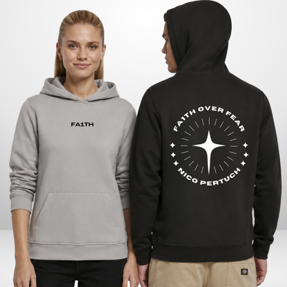 "FA1TH OVER FEAR"  Nico Pertuch X The Squad Hockey Heavy Hoody in 2 Farben