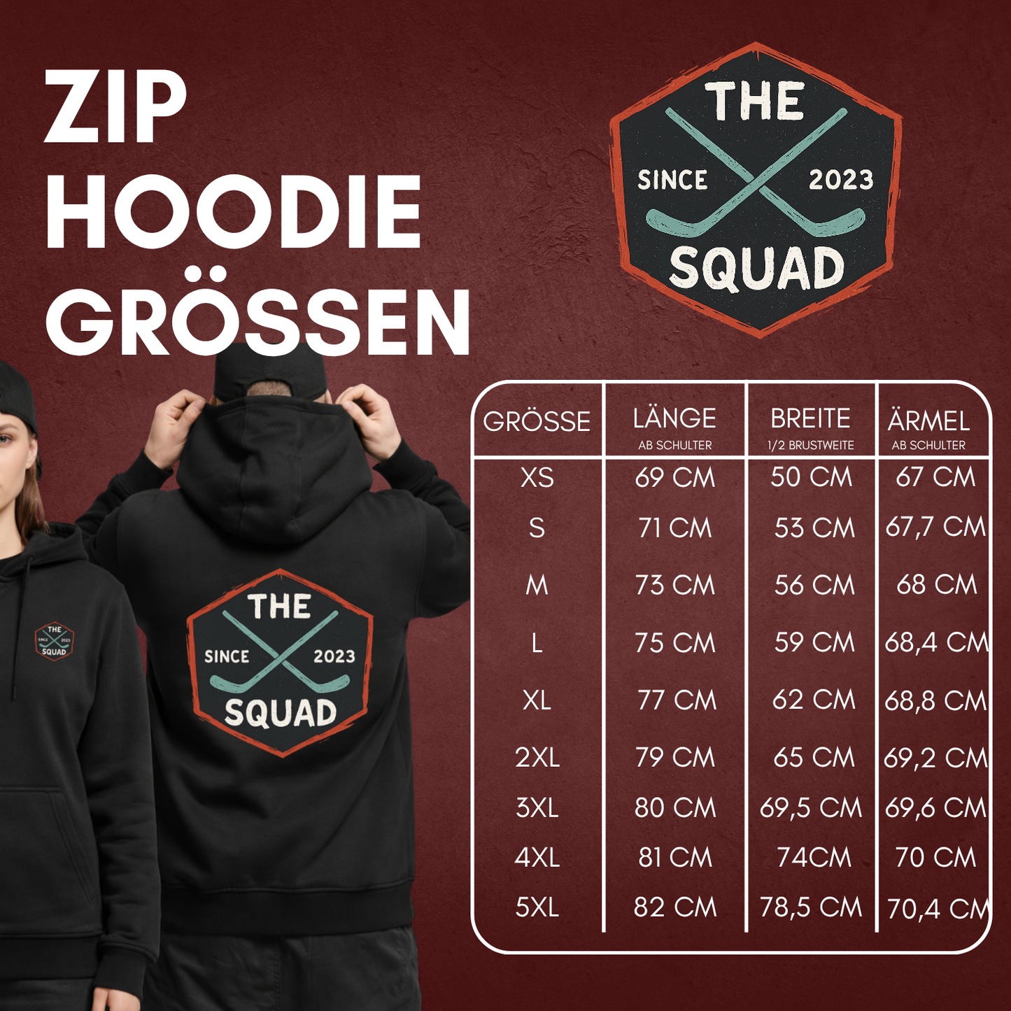 "FAVORITE The Squad Heavy Zip Hoody
