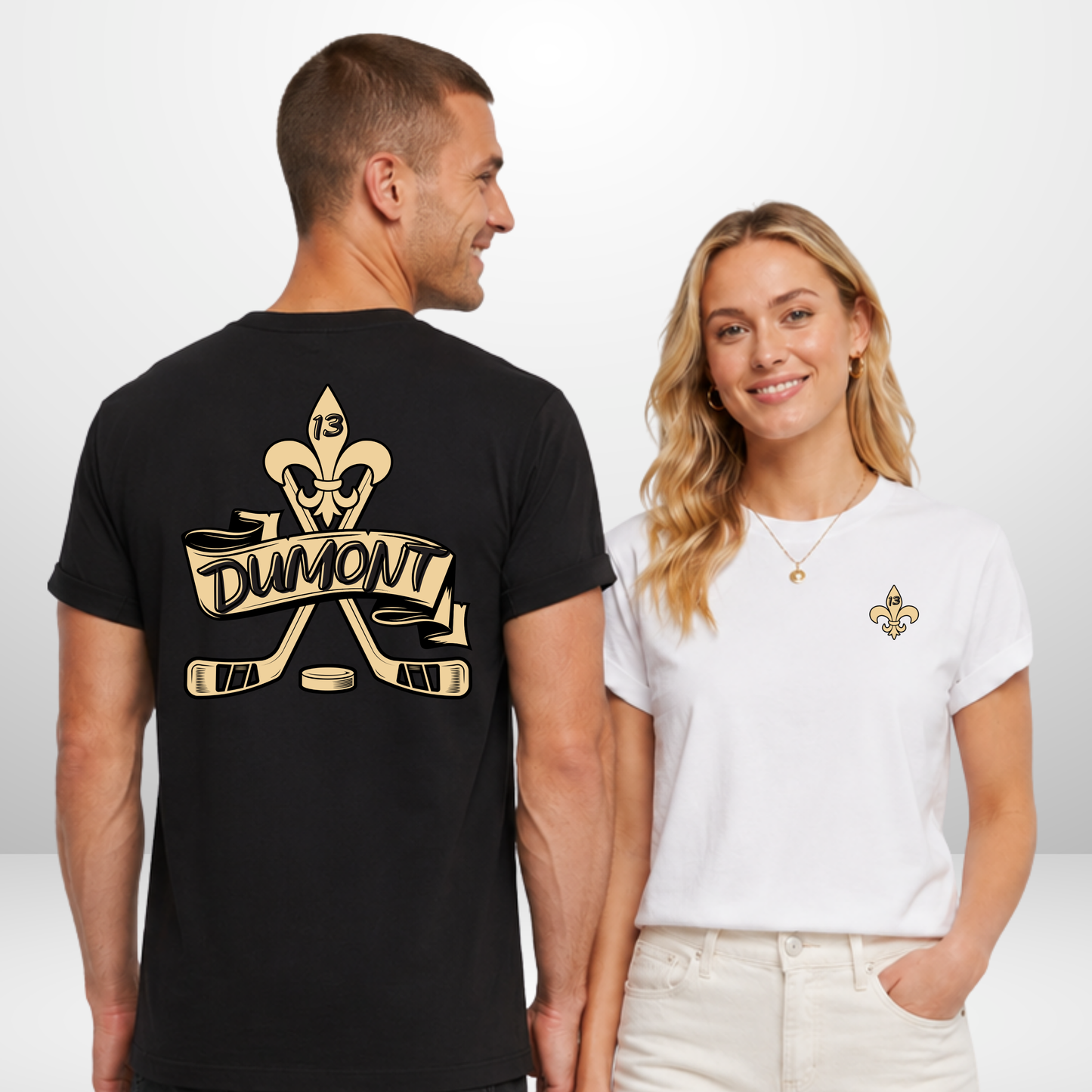 "FLEUR-DE-LIS" Lucas Dumont X The Squad Hockey T-Shirt in 2 Farben