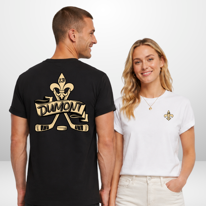 "FLEUR-DE-LIS" Lucas Dumont X The Squad Hockey T-Shirt in 2 Farben