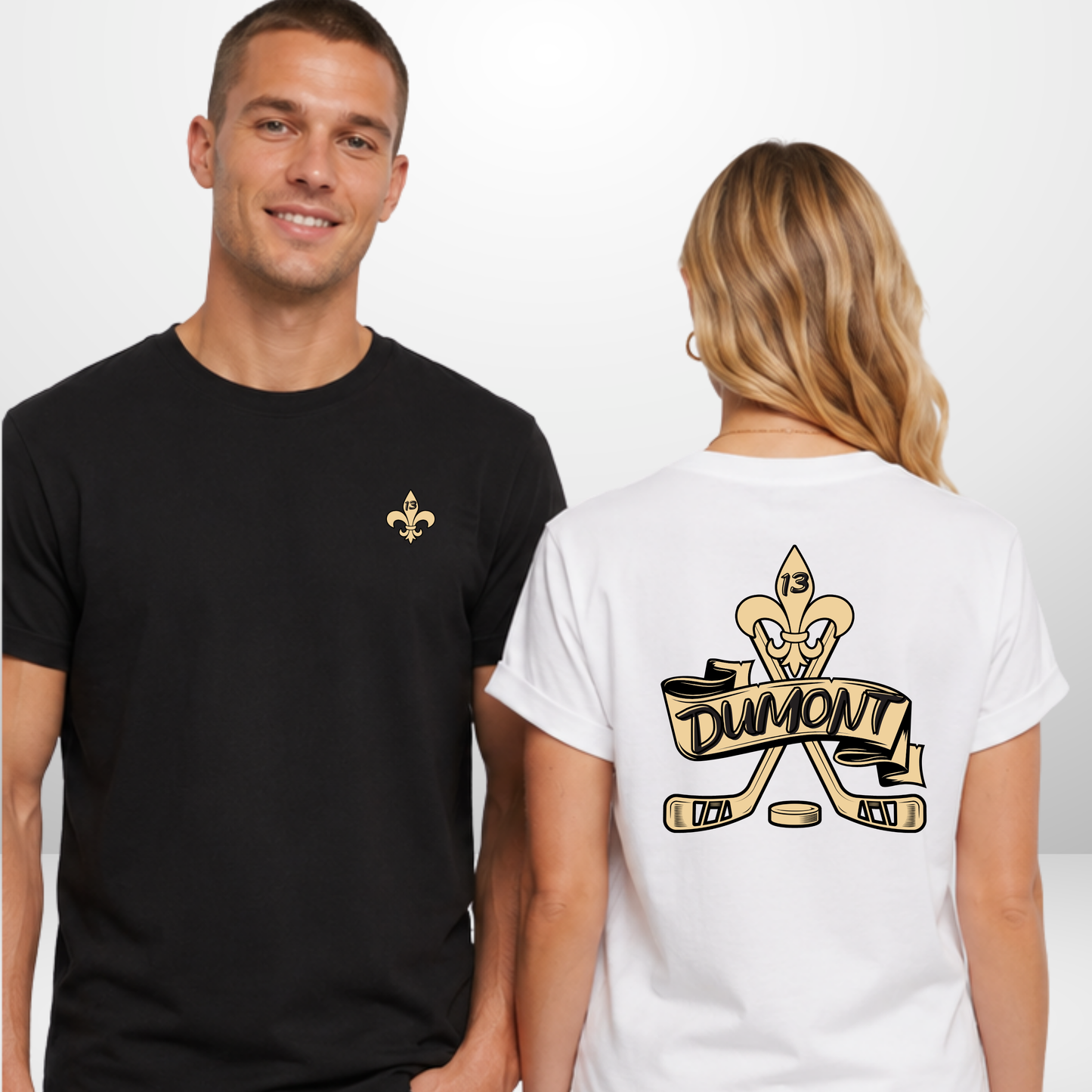 "FLEUR-DE-LIS" Lucas Dumont X The Squad Hockey T-Shirt in 2 Farben