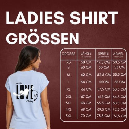 "FOR THE LOVE OF HOCKEY" Ladies Shirt * Inspired by Rachel & Greg Kreutzer *