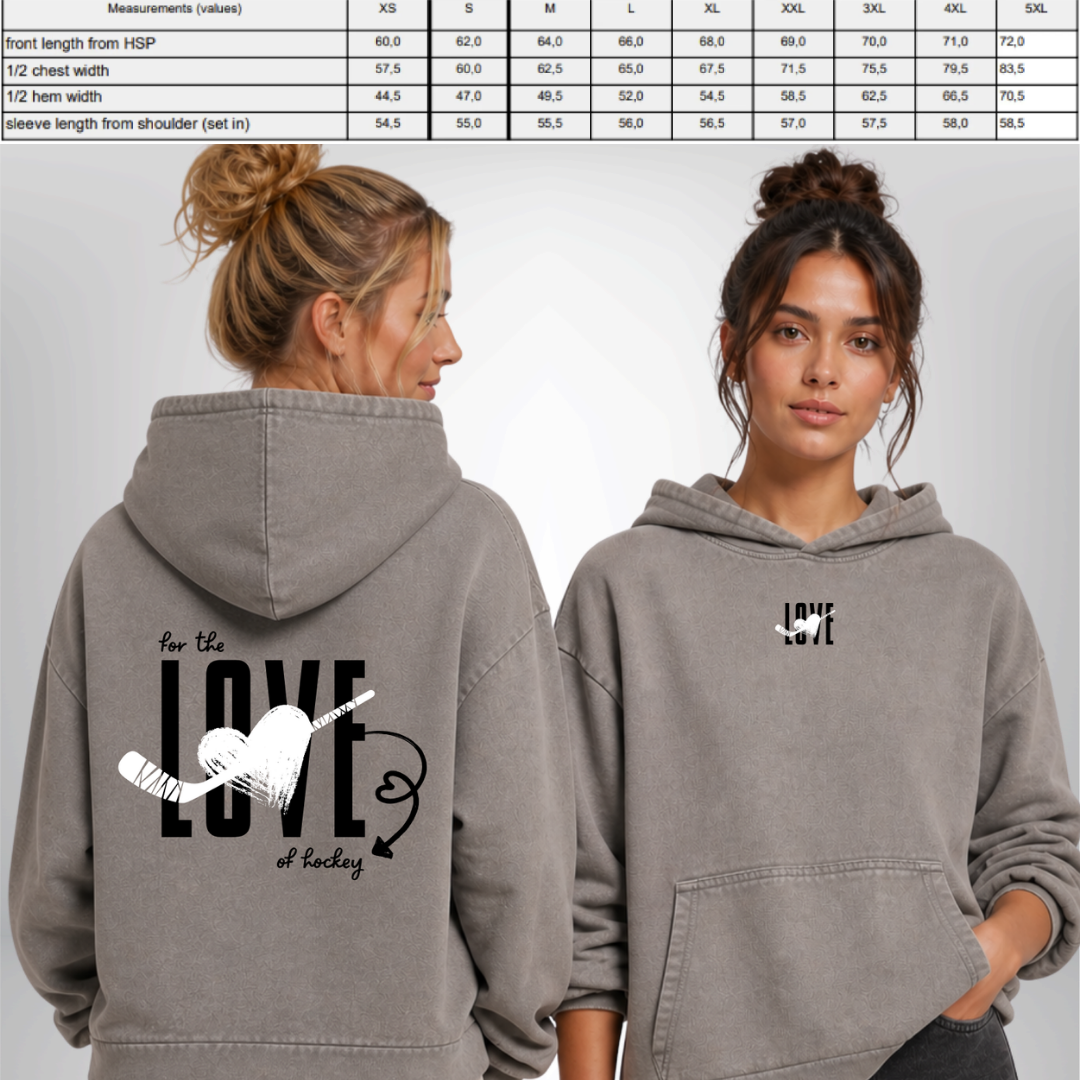 For the Love Of Hockey Ladies Hoody