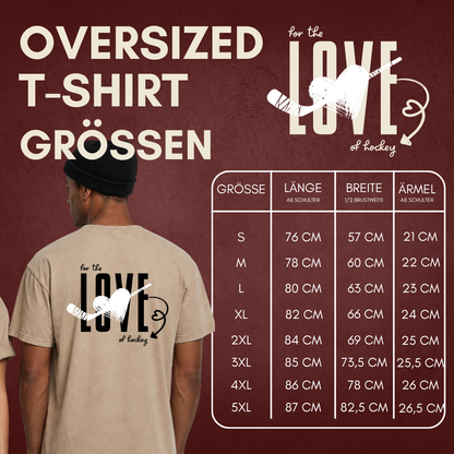 "FOR THE LOVE OF HOCKEY" The Squad Oversized T-Shirt * Inspired by Rachel & Greg Kreutzer *