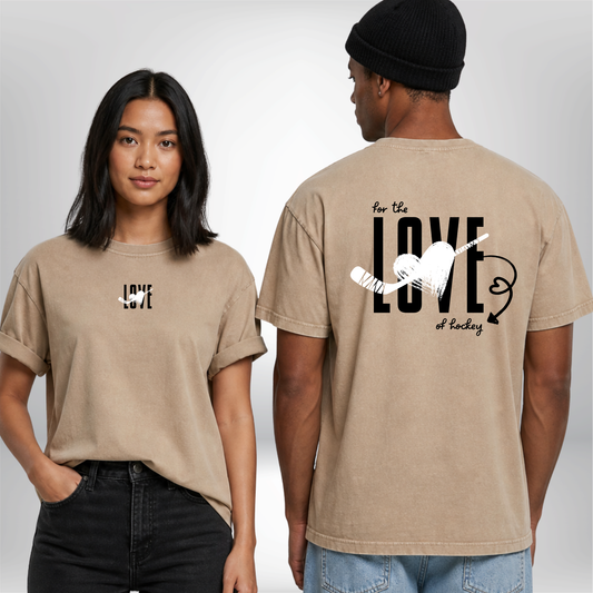 "FOR THE LOVE OF HOCKEY" The Squad Oversized T-Shirt * Inspired by Rachel & Greg Kreutzer *