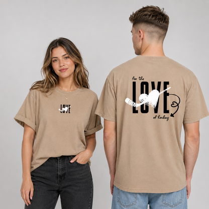 "FOR THE LOVE OF HOCKEY" The Squad Hockey Oversized T-Shirt