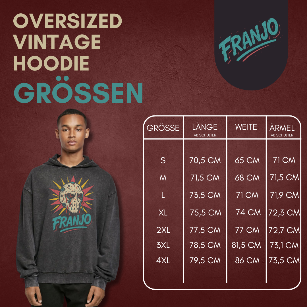 "FRANJO" Maxi Franzreb X The Squad Oversized Vintage Hoody