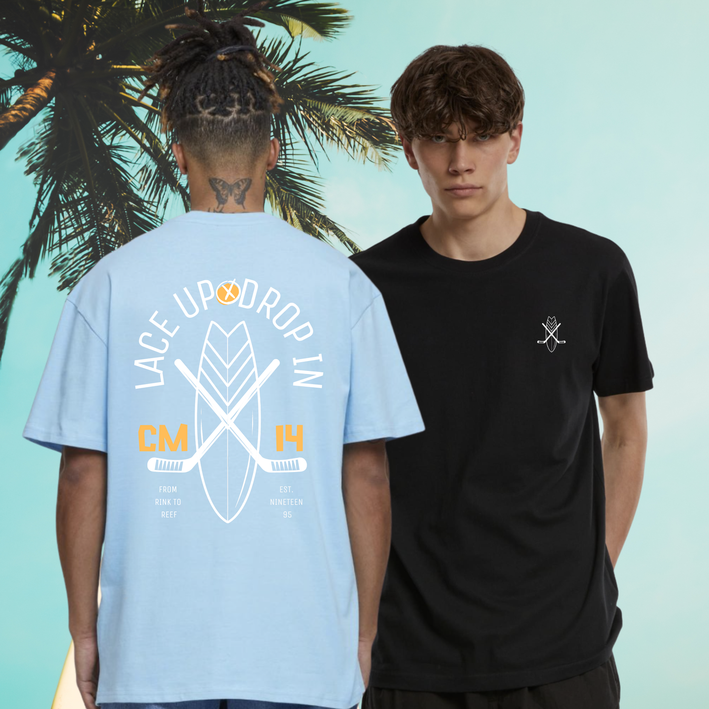 "FROM RINK TO REEF" Cole Maier X The Squad T-Shirt in 2 Farben