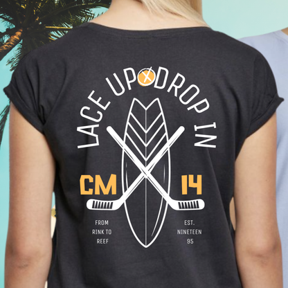 "FROM RINK TO REEF" Cole Maier X The Squad Ladies Shirt in 2 Farben