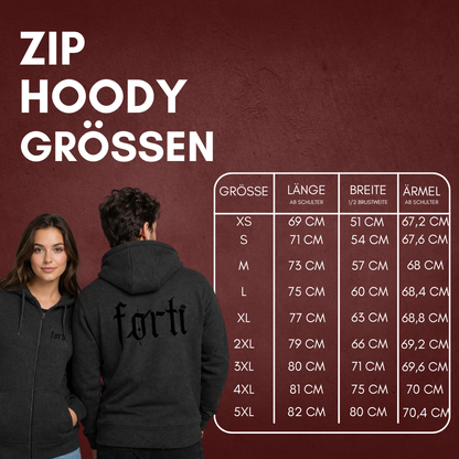"FØRTI NATT" Henrik Haukeland X The Squad Zip Hoodie