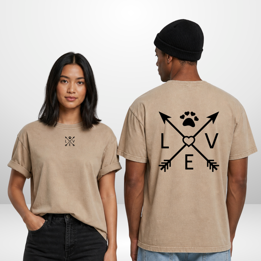 "FÜR ALLE FELLE - PFOTENLIEBE"  🐾🐾🐾 The Squad Hockey Oversized T-Shirt