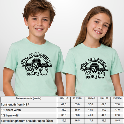 "FÜR ALLE FELLE" 🐶🐱🐹 The Squad Hockey Kids Shirt