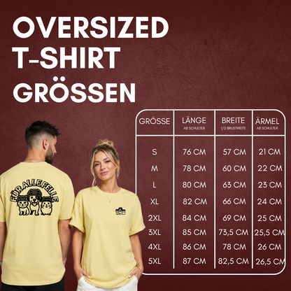 "FÜR ALLE FELLE"  🐶🐱🐹 The Squad Hockey Oversized T-Shirt