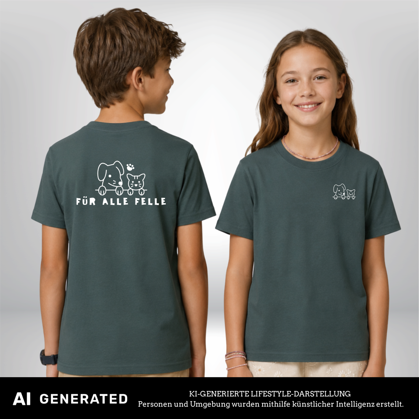 Für alle Felle Couchfreunde Kids T-Shirt