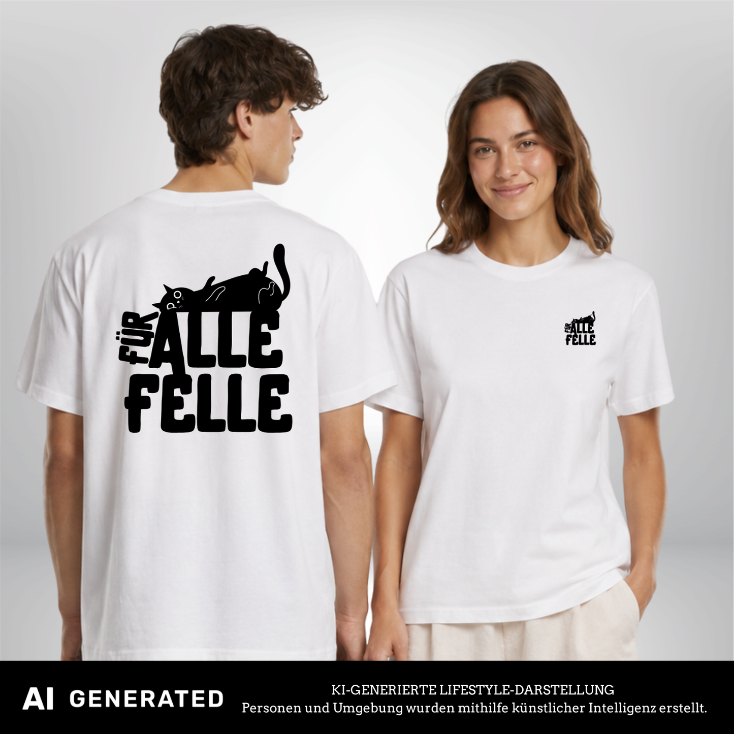 Für alle Felle Katzefroh Shirt
