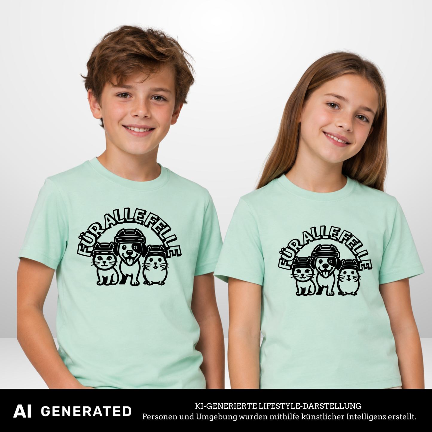 Für alle Felle Kids Shirt
