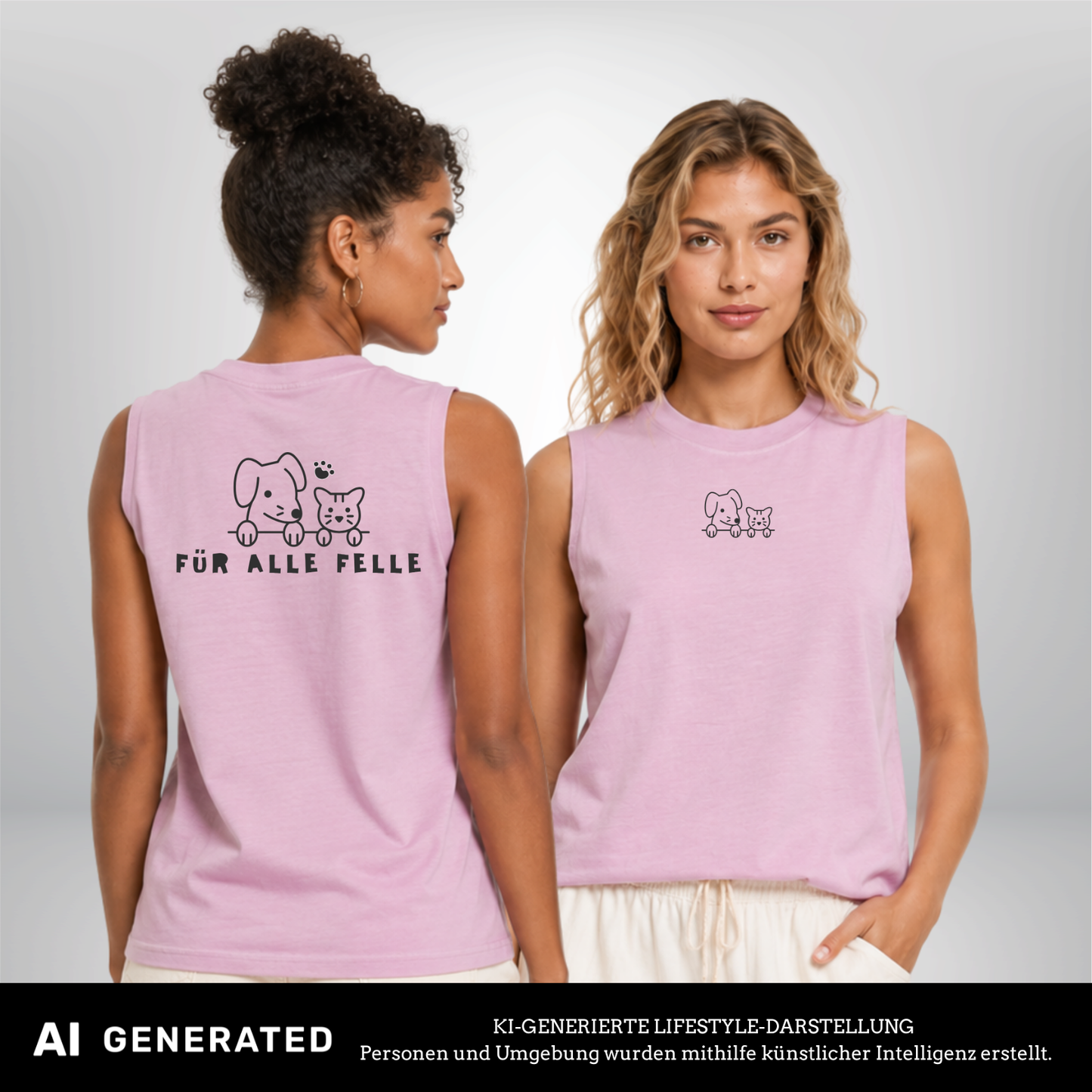 Für alle Felle Ladies Sleeveless Tee