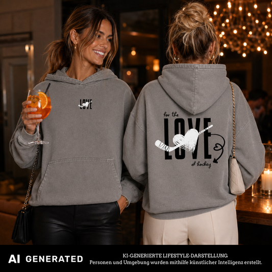 For the Love Of Hockey Ladies Hoody