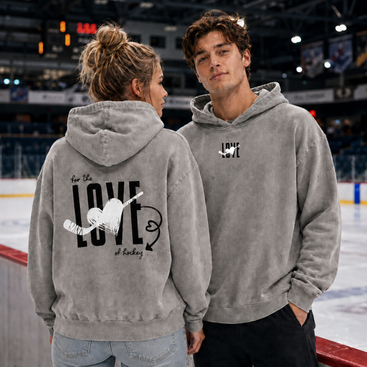 For the Love of Hockey Vintage Hoody