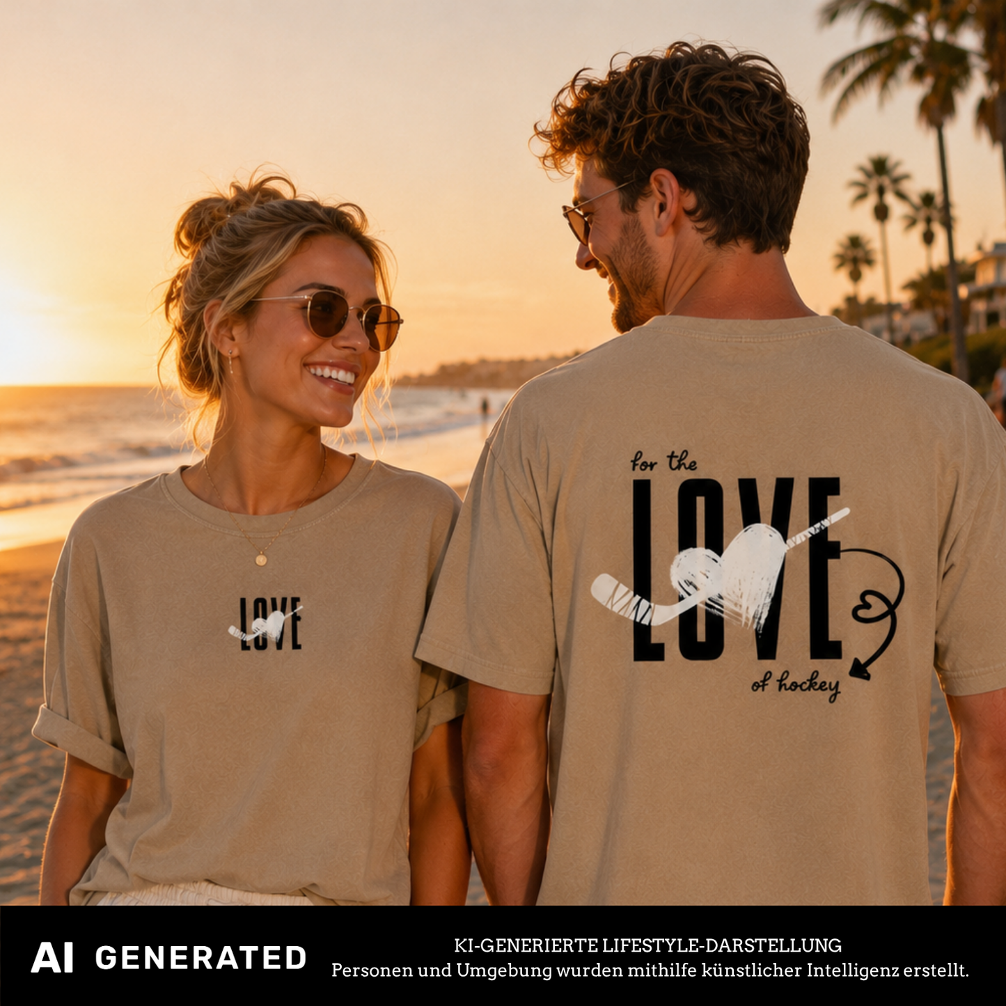 For the Love of Hockey Oversized Shirt